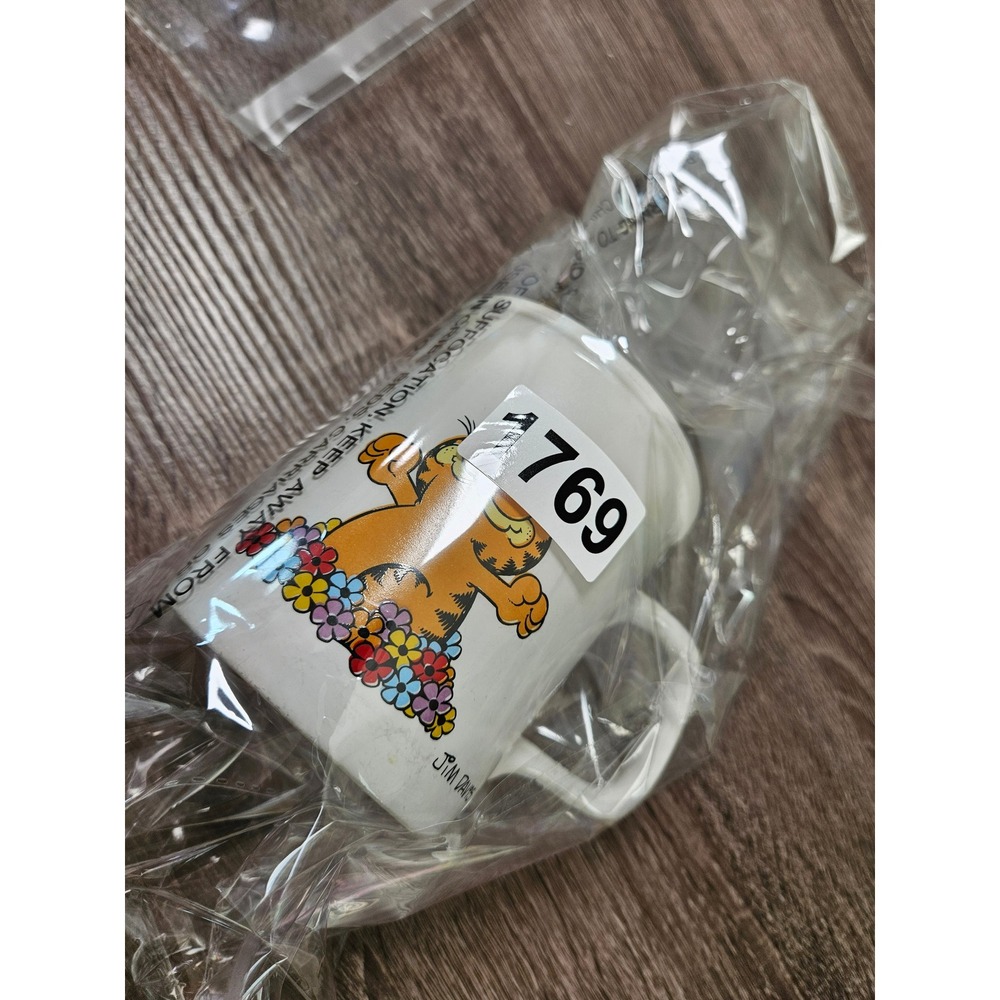 Vintage 1981 Garfield‎ Call Me Morning Glory Ceramic Mug Jim Davis Enesco Korea - Picture 6 of 6